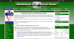 Desktop Screenshot of charlestownsoccer.com